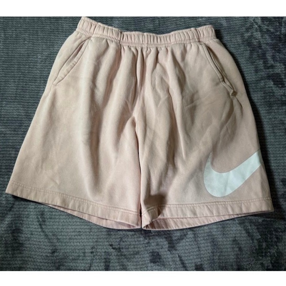 Nike Mens Sportswear Club Fleece Shorts Pink Large Swoosh Size M 28X8.